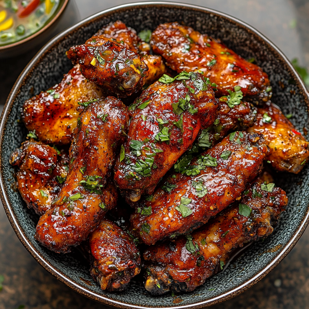 Birria Wings mit Consomé