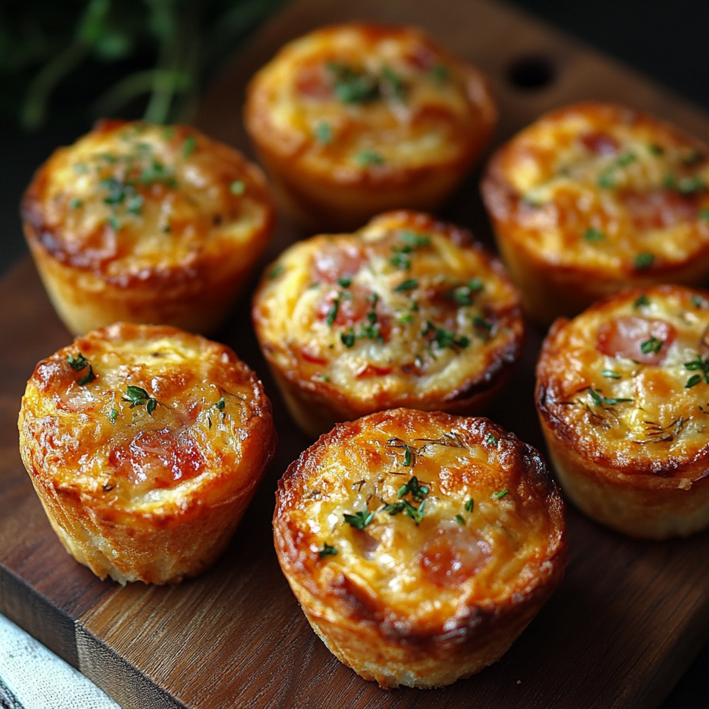 Ei- und Wurstmuffins