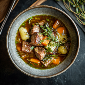 Rezept für Gemüse-Rindfleischsuppe