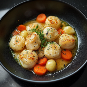 Hühnchen und Knödel aus dem Slow Cooker