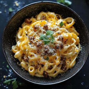 Käsiges Taco-Cremekäse-Pasta-Rezept
