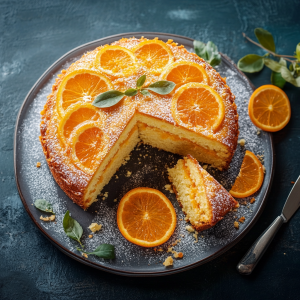 Saftiger Orangenkuchen Rezept