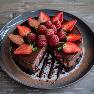 Erdbeer Schoko Torte