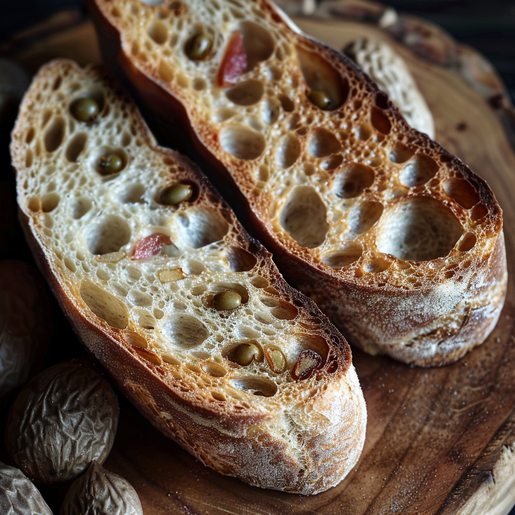 Zwiebel-Käse-Schinken-Brot