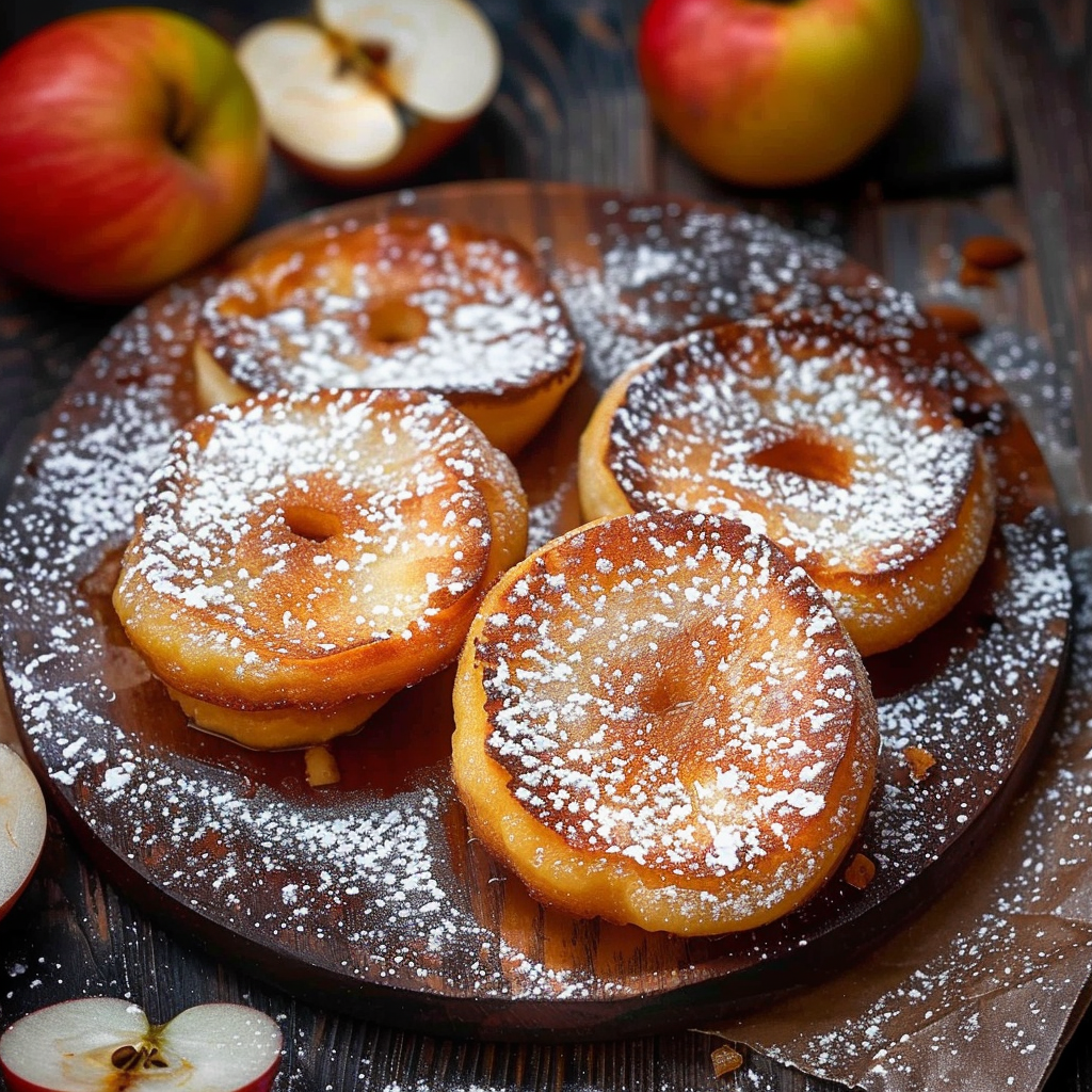 Apfelkrapfen aus der Pfanne