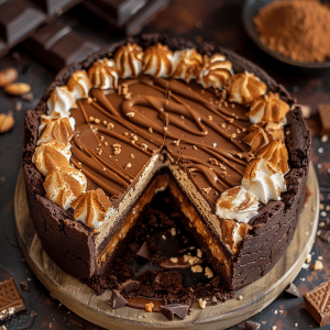 Biscoff Bueno Schokoladenkekskuchen