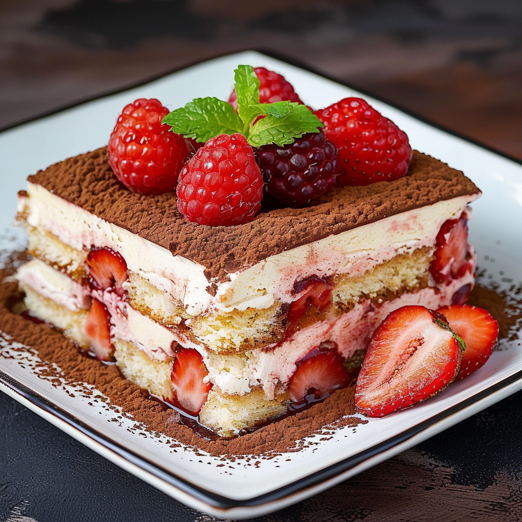 Erdbeer Tiramisu