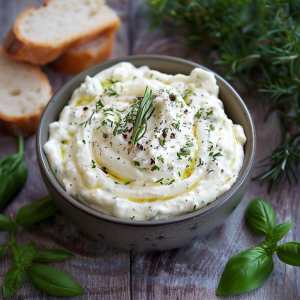 Kräuter Frischkäse Dip