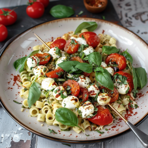Spätzle Caprese