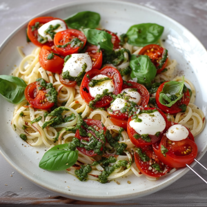 Spätzle Caprese