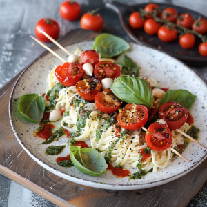 Spätzle Caprese