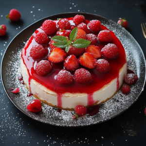 Klassischer Erdbeerkuchen