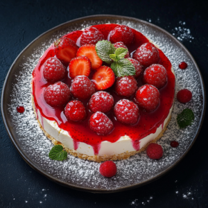Klassischer Erdbeerkuchen