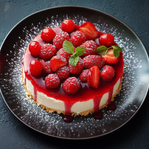 Klassischer Erdbeerkuchen