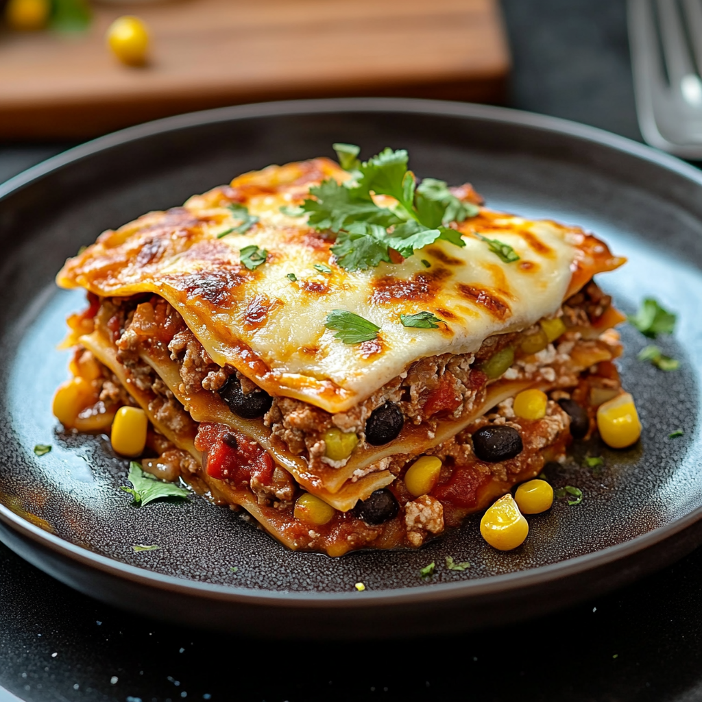 Mexikanische Taco-Lasagne
