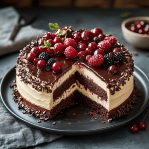 Schnelle Schwarzwälder Kirschtorte
