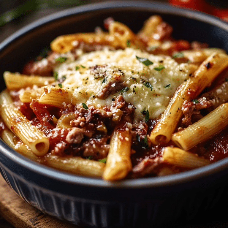 Penne-Hackfleisch-Auflauf mit Fetakruste - koch lustig Penne-Hackfleisch-Auflauf mit Fetakruste - koch lustig