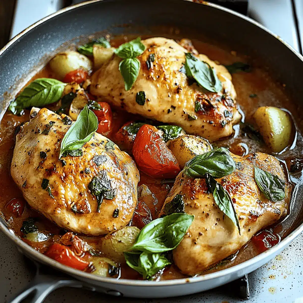 Toskanische Huhnerpfanne