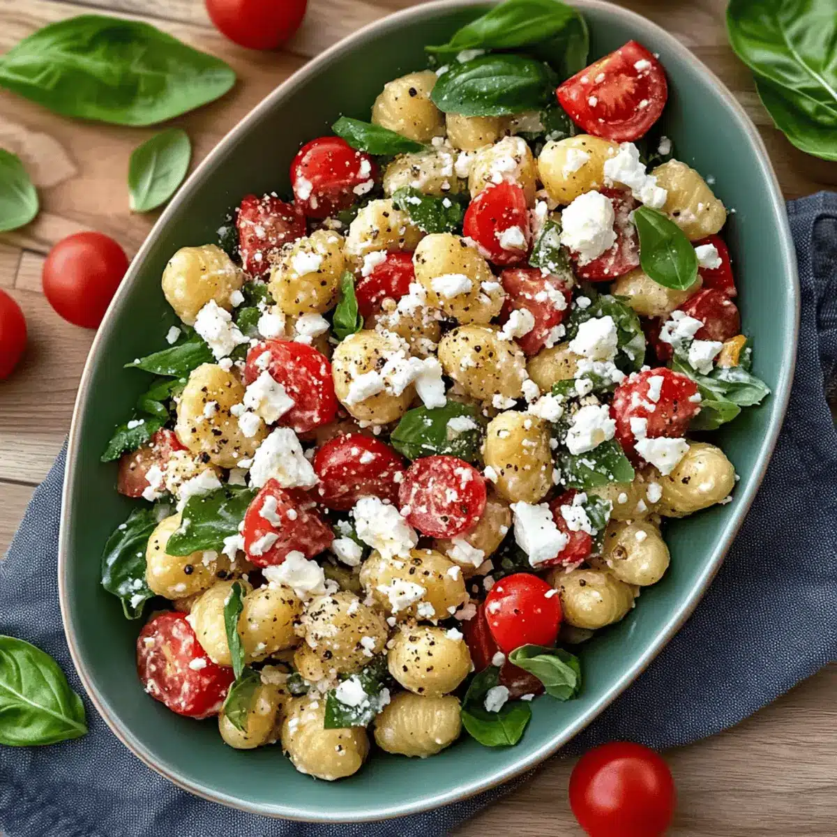 Gnocchi Salat mit Feta