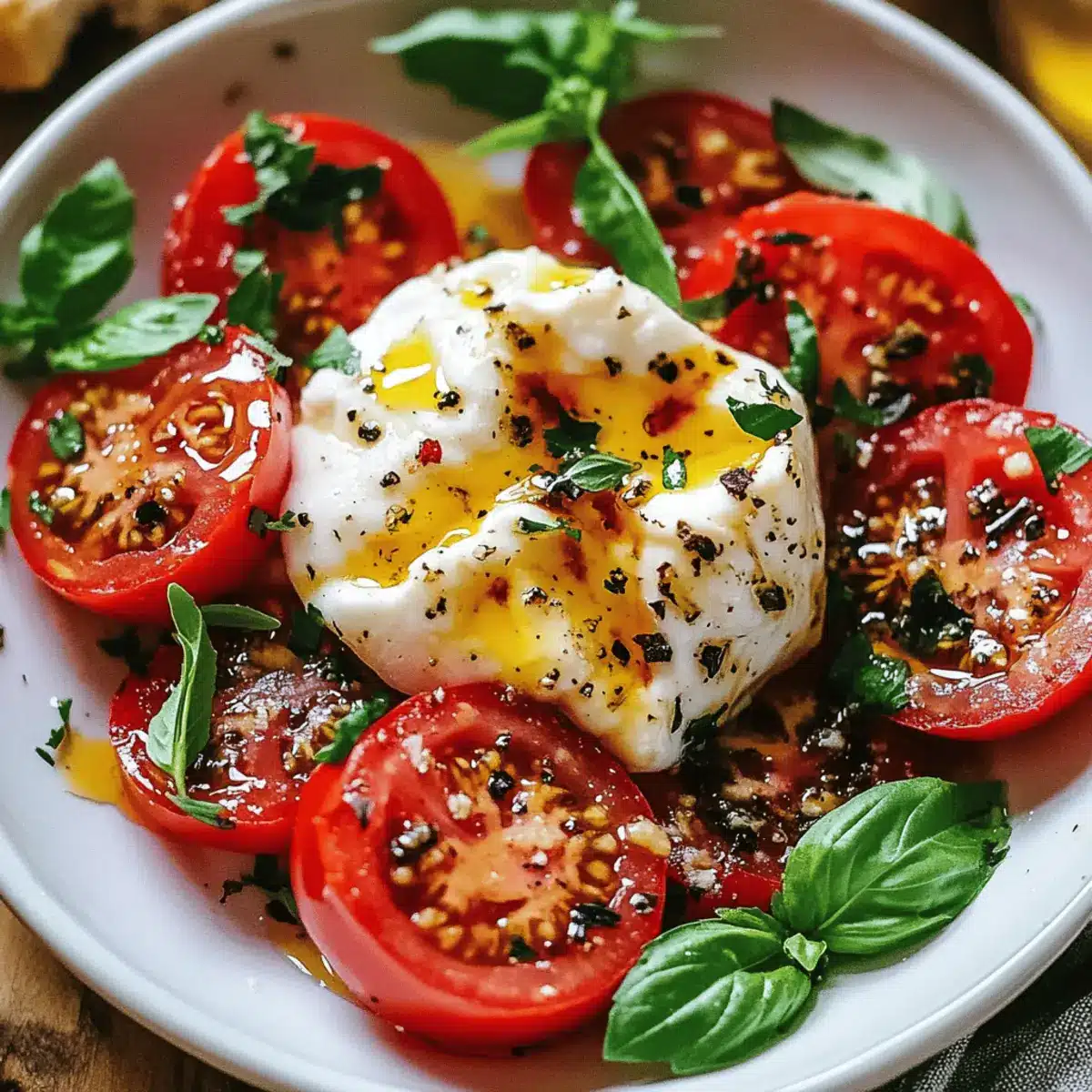 Burrata mit Tomate