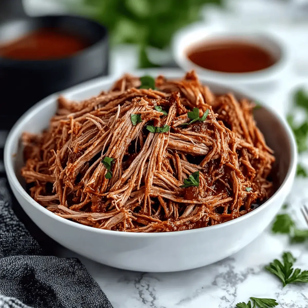 Pulled Pork in der Heißluftfritteuse