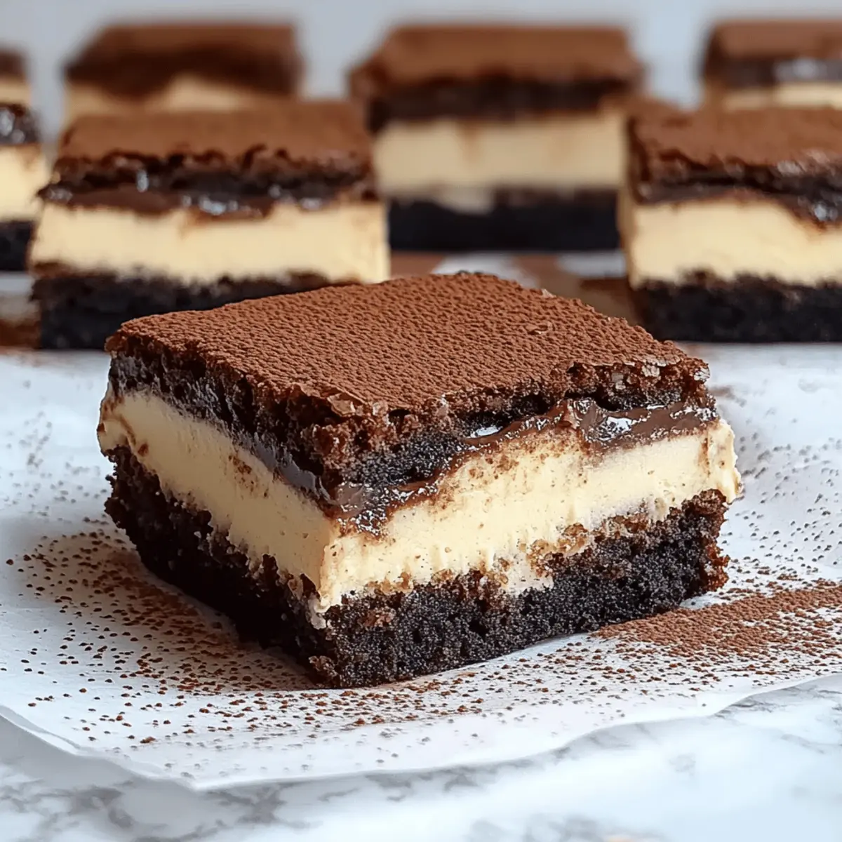 Tiramisu-Brownies