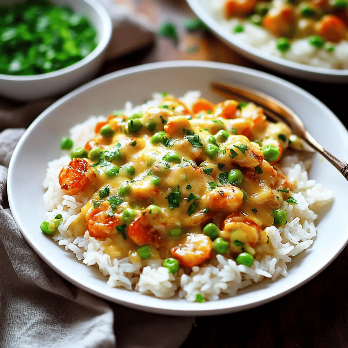 Reis mit Gemüse-Frischkäse-Sauce