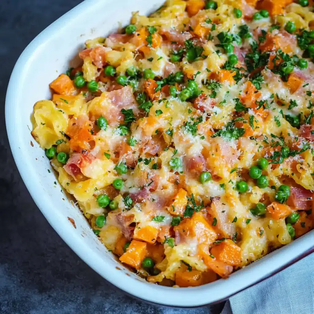 Schneller Spätzleauflauf mit Gemüse