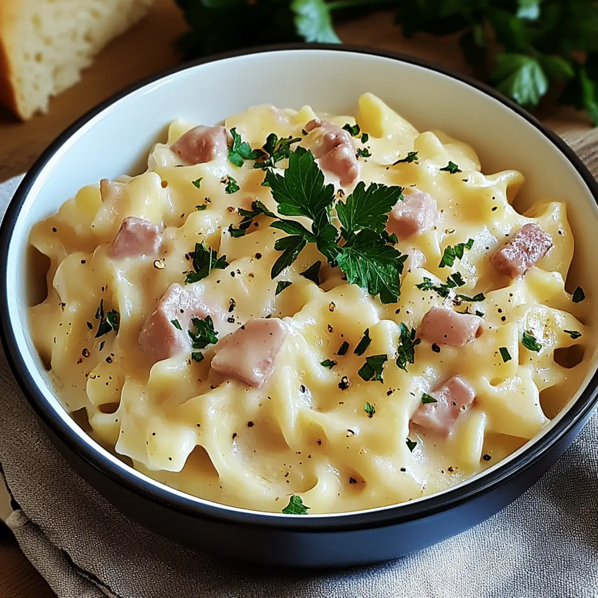 Käse-Schinken-Sahne Spätzle