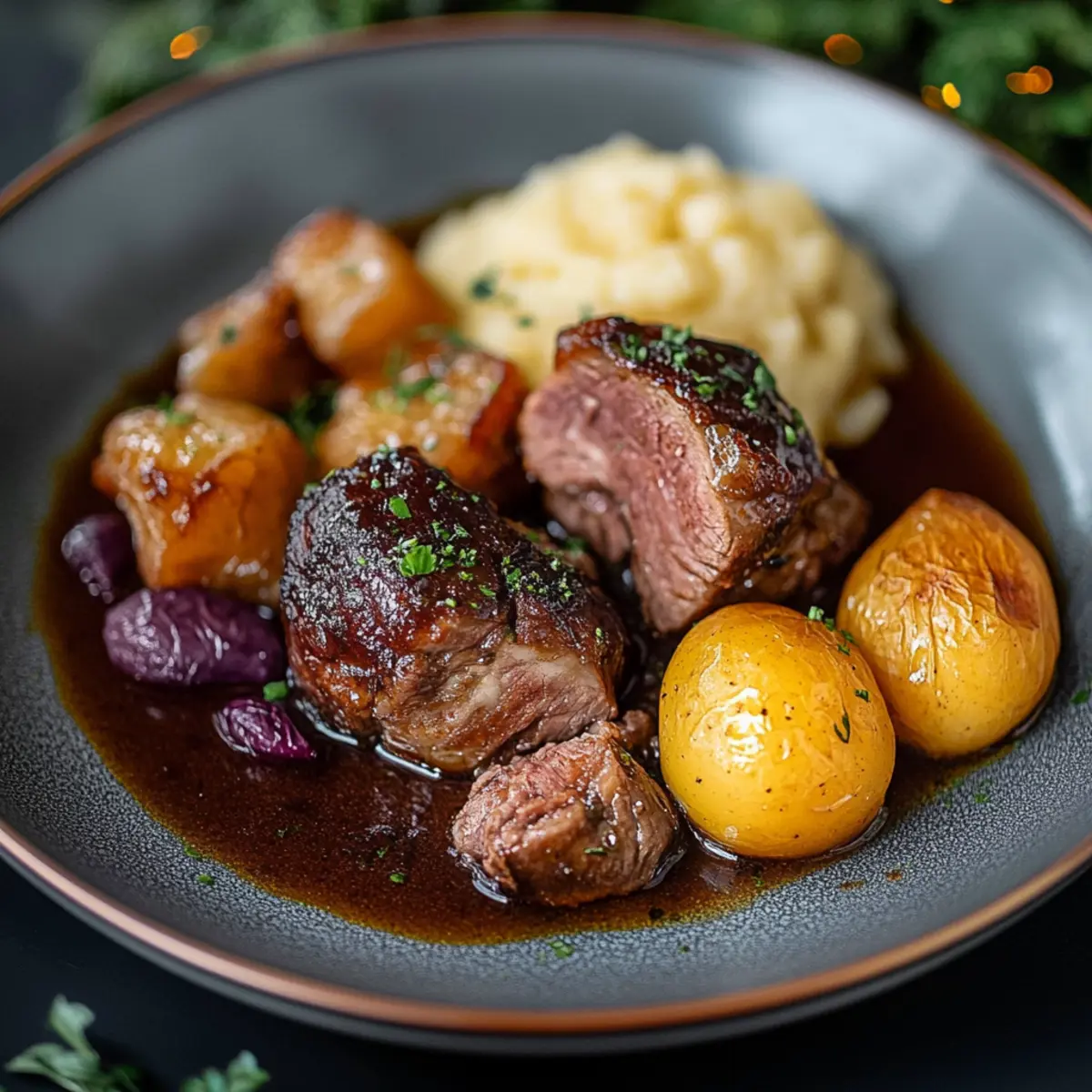 Geschmorte Schweinebäckchen – super zart und ganz einfach!