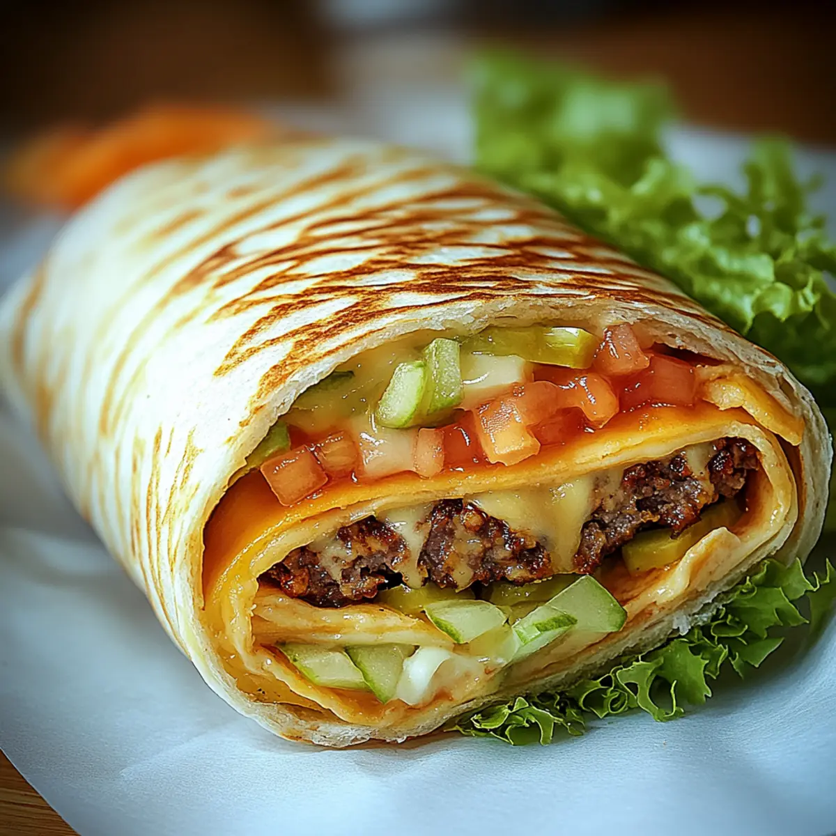 Low Carb Big Mac Rolle - Zutaten vorbereitet