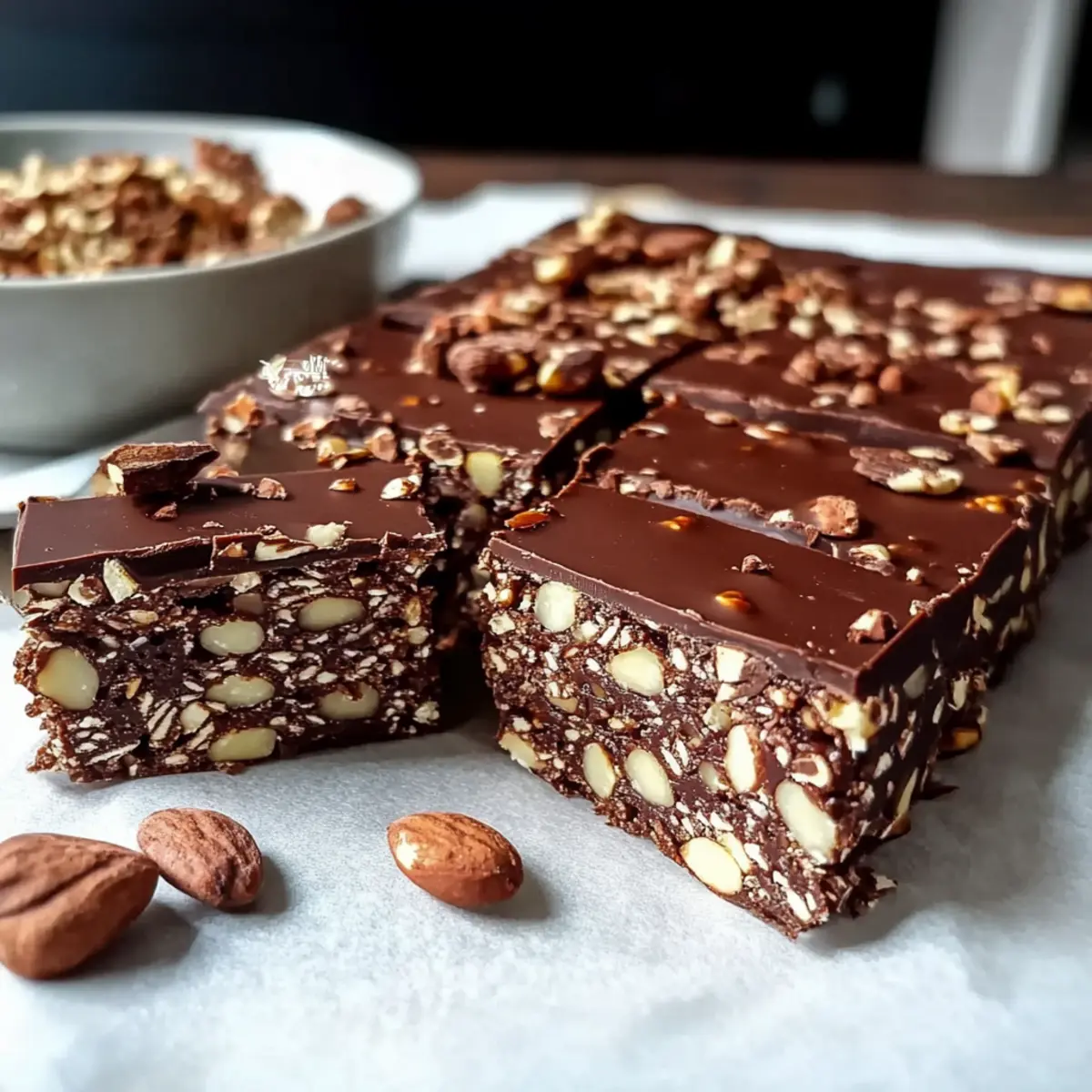 Knusprige Amaranth Riegel: Schoko Riegel selber machen