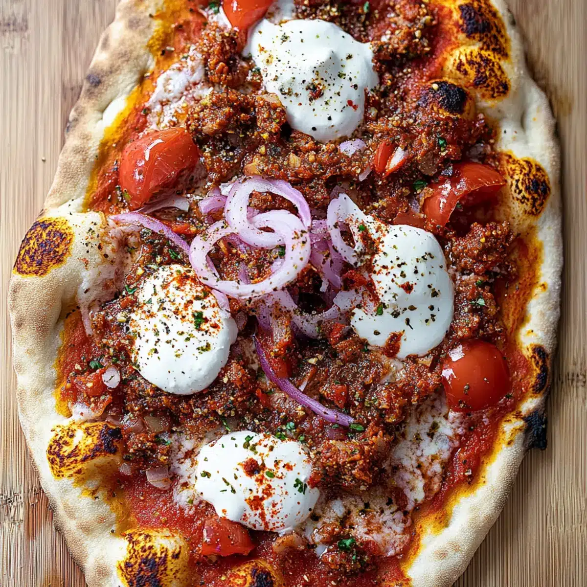 Lahmacun Rezept: die BESTE türkische Pizza selbst machen - Zutaten vorbereitet