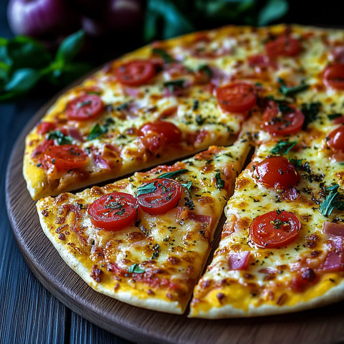 Blitzschnelle Low Carb Schüttelpizza
