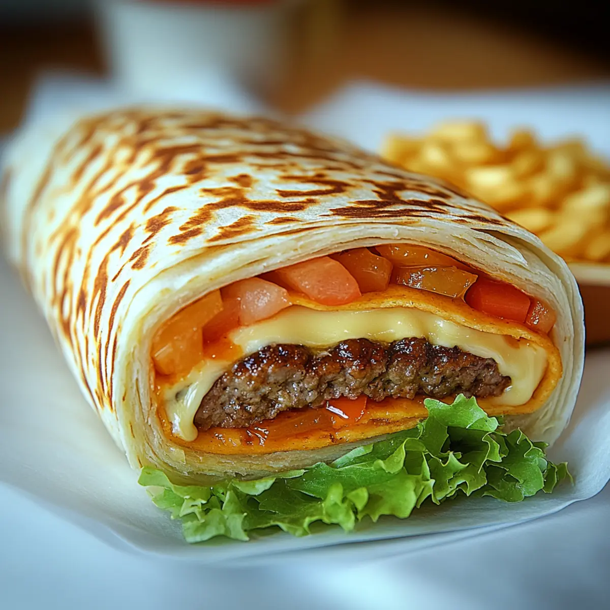 Low Carb Big Mac Rolle