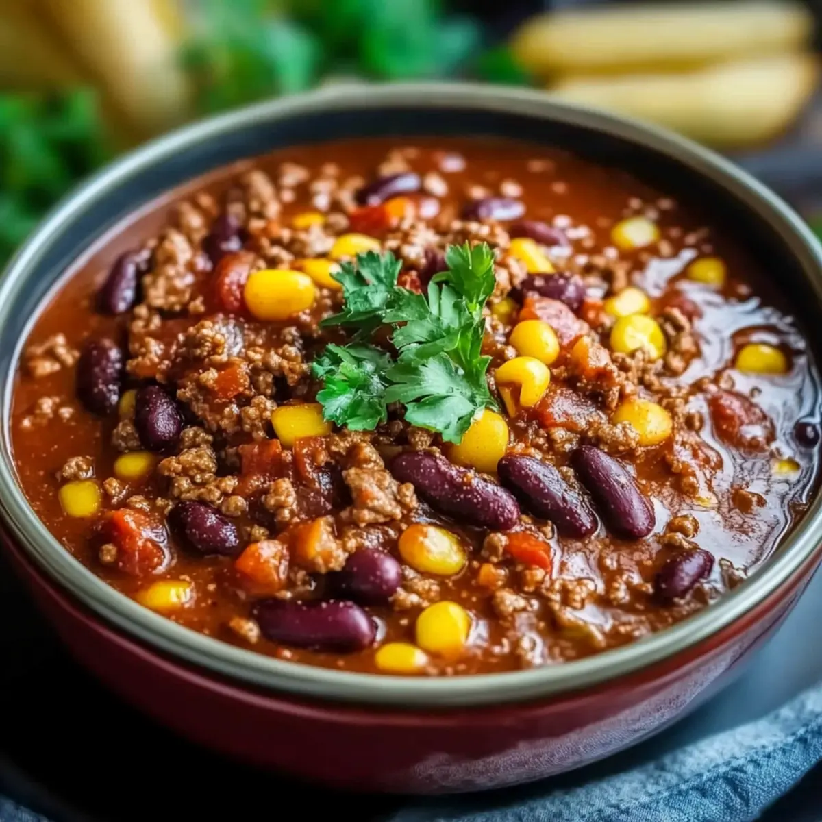 Schnelles Chili con Carne - Zutaten vorbereitet
