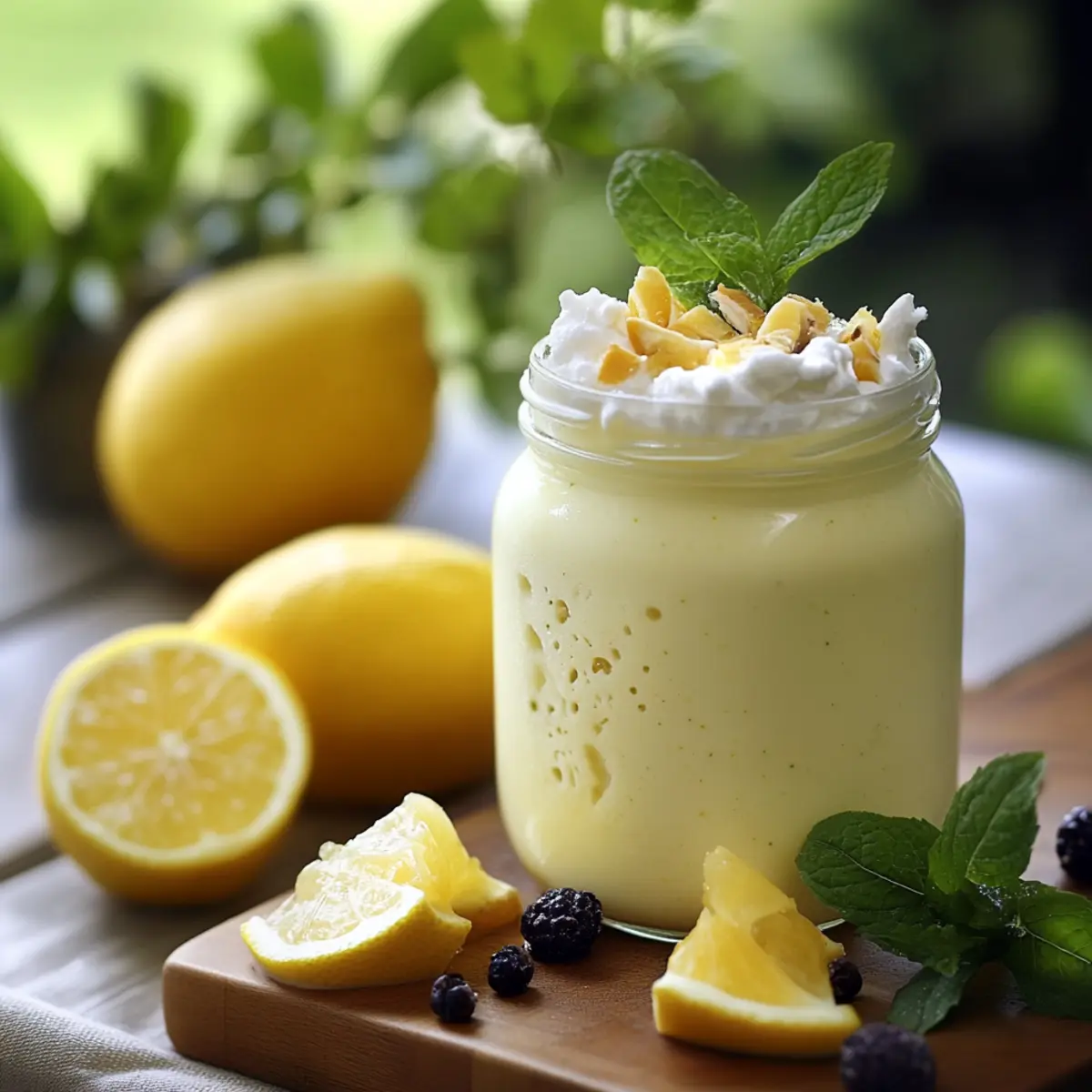 Der erfrischende Zitronen-Smoothie - Zutaten vorbereitet