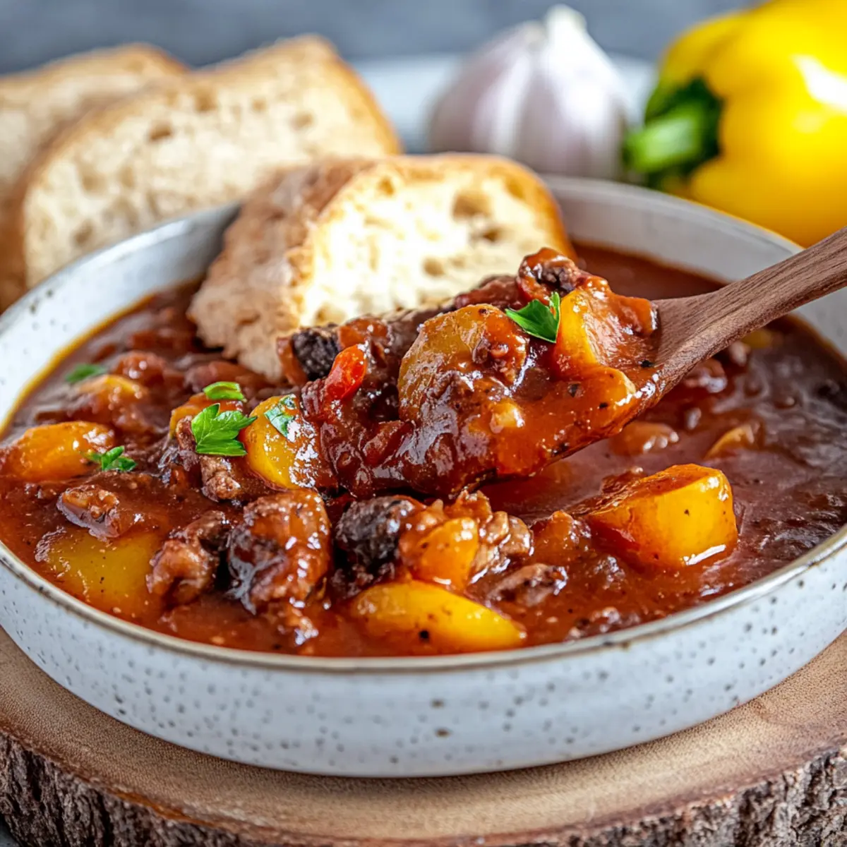 Bester Schaschliktopf im Backofen - Nahaufnahme der leckeren Textur