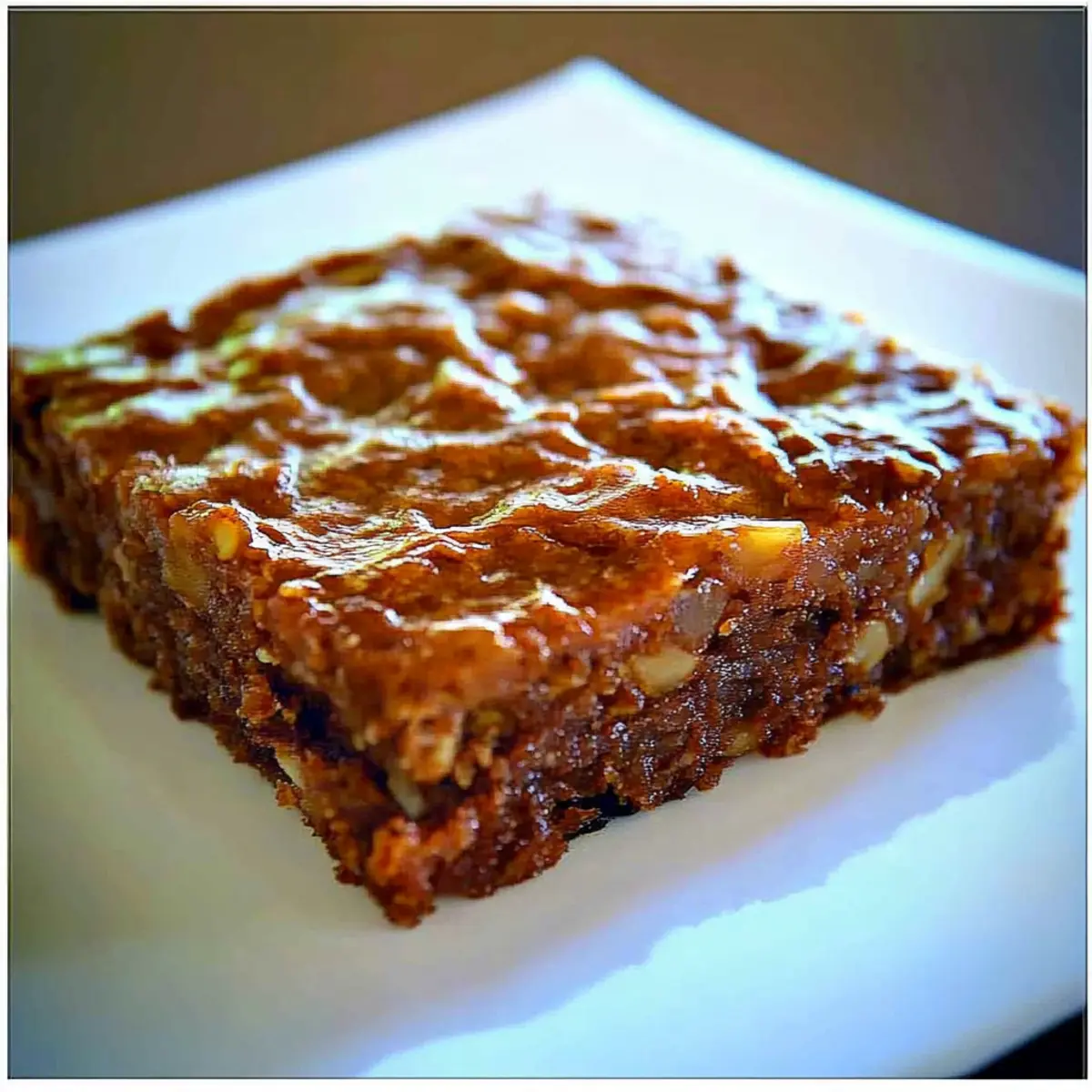 Low Carb Zucchini-Mandel-Kuchen mit schneller Zubereitung - Nahaufnahme der leckeren Textur