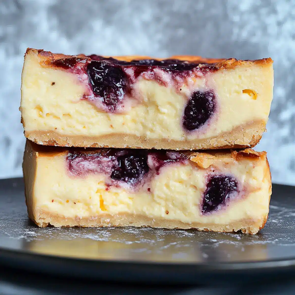 Gesunder Käsekuchen ohne Zucker- high Protein & Low Carb