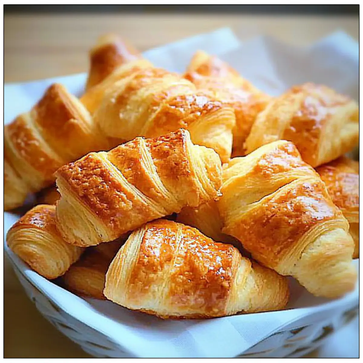 Einfache und leckere Low Carb-Croissants - Zutaten vorbereitet