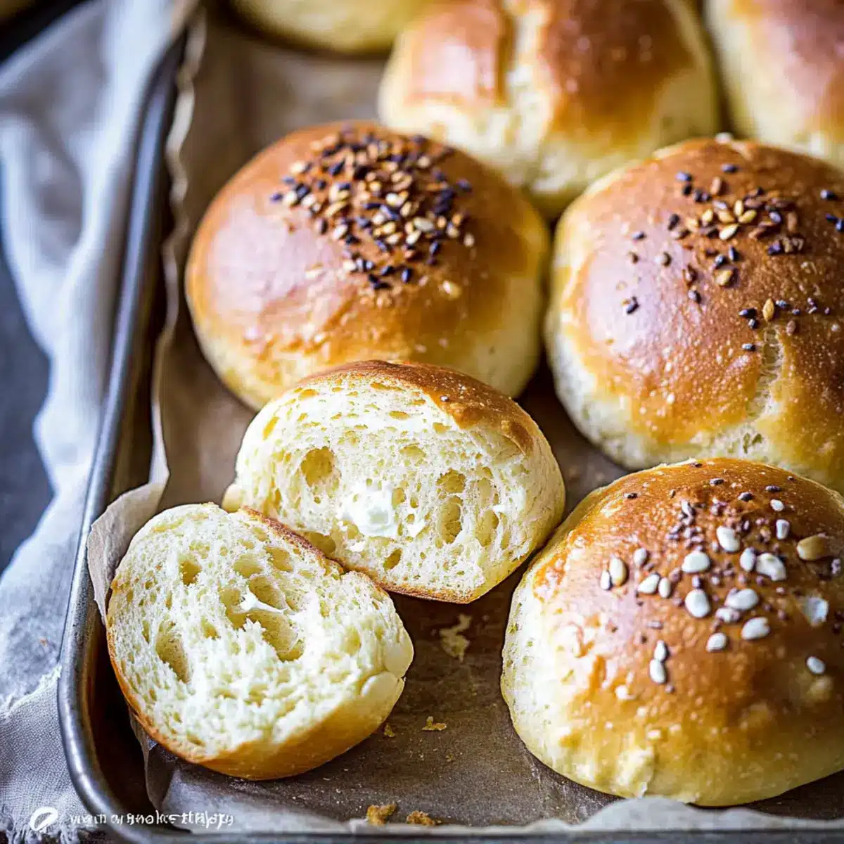 Kalorienarme Brötchen mit Quark (ohne Hefe zum Frühstück schnell und einfach gemacht)