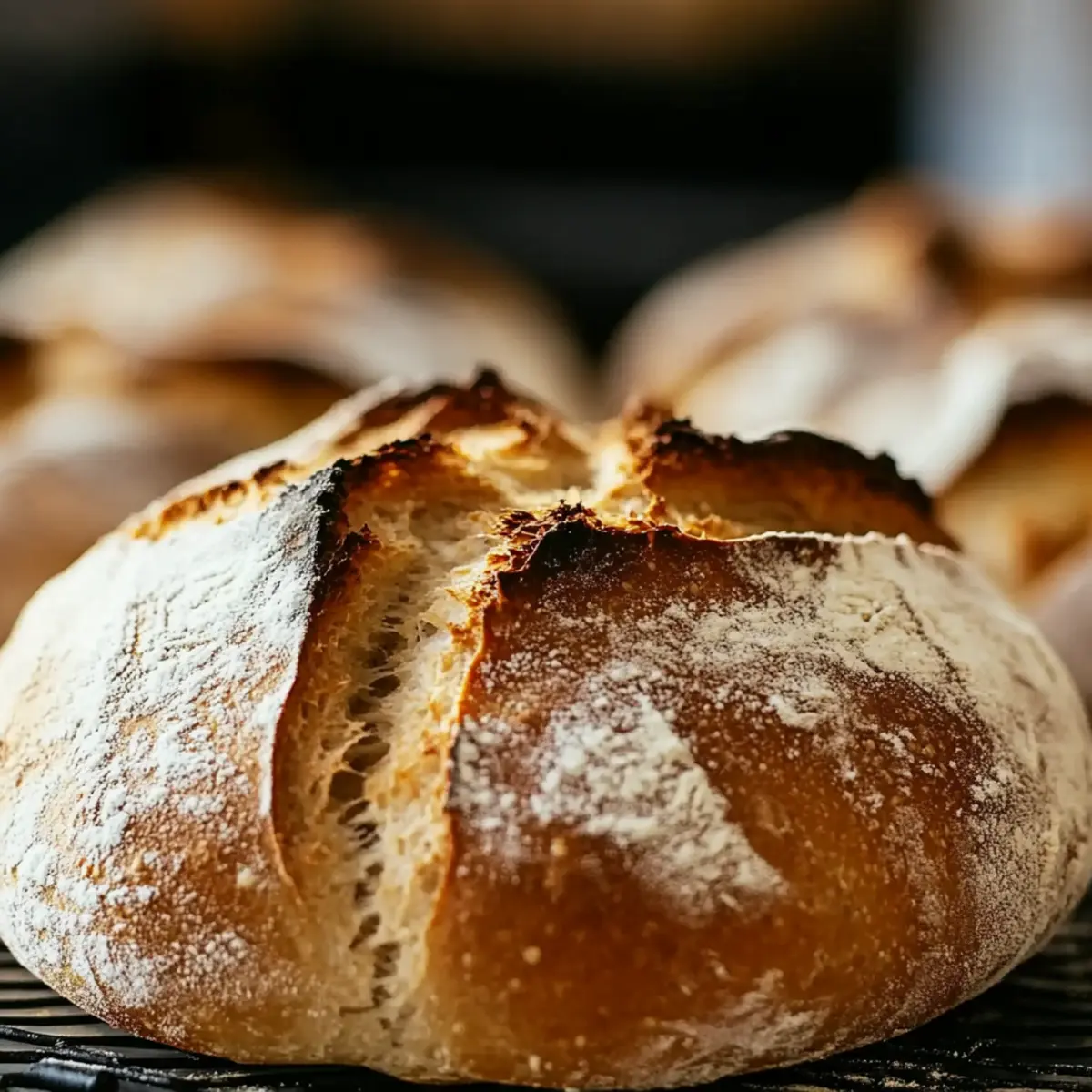 Rustikales Bauernbrot – Die ausführliche Anleitung für ein gelungenes Ergebnis - Nahaufnahme der leckeren Textur
