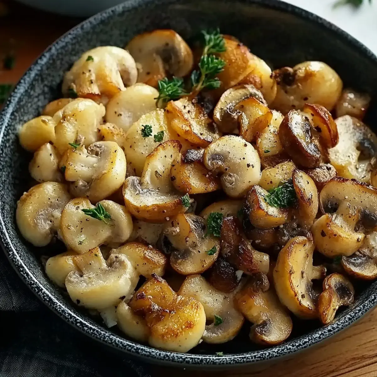 Blumenkohl-Champignons-Pfanne: Ein Unglaubliches Ultimatives Rezept - Fertiges Gericht auf einem Teller