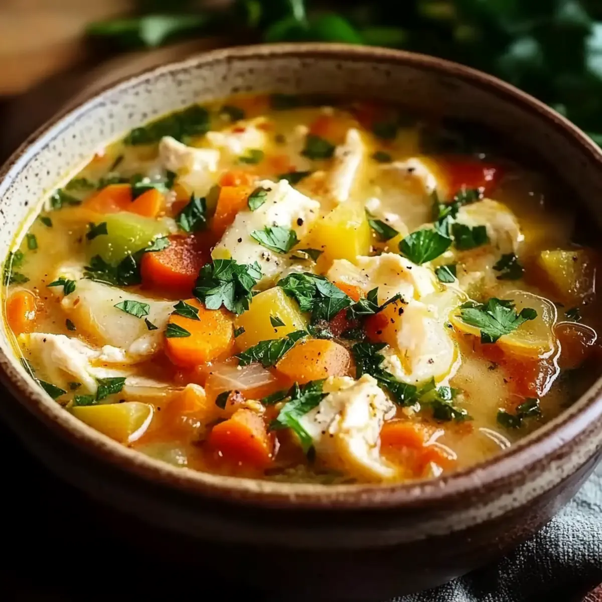 Sizilianische Hühnersuppe