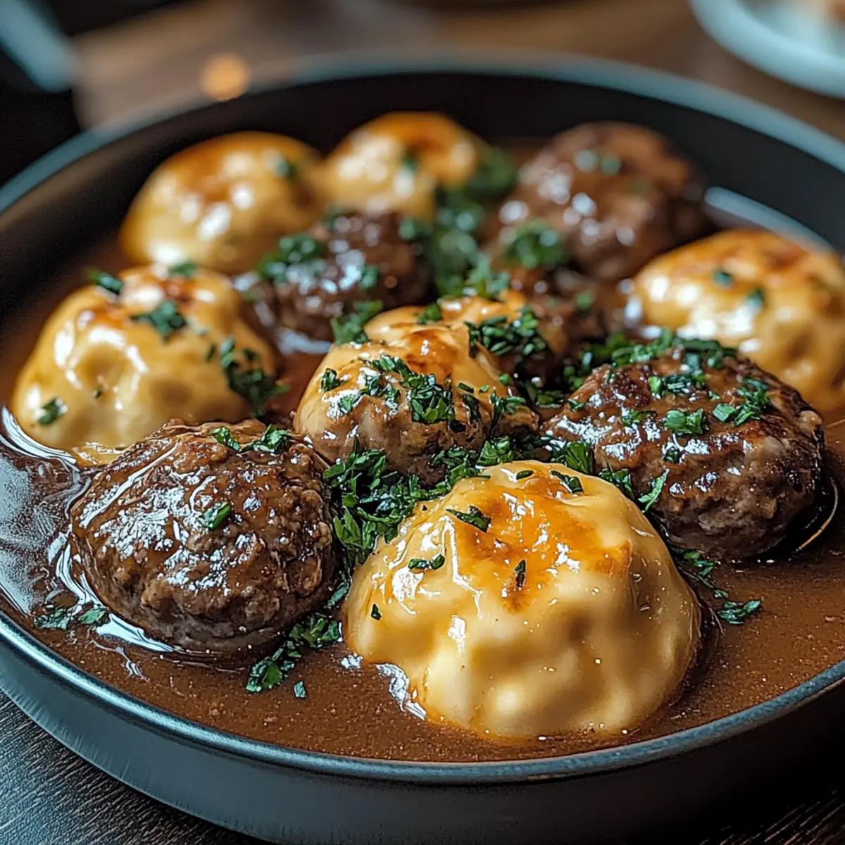 Hackfleisch und Knödel: Ein perfektes Wohlfühlessen - Zutaten vorbereitet