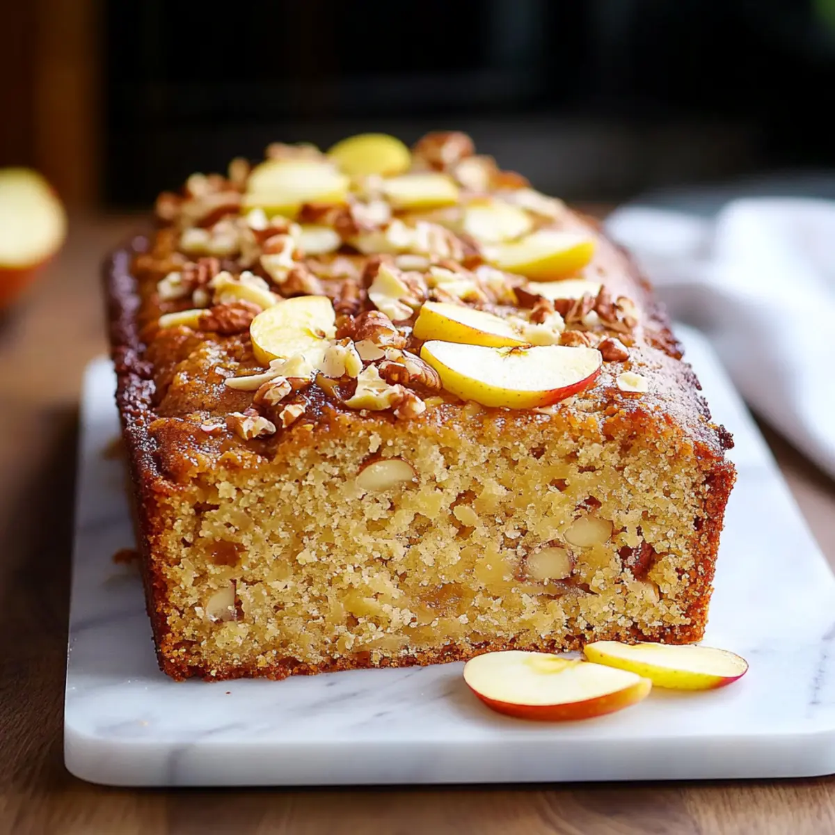 Apfel Haferflocken Kuchen ohne Zucker – Endergebnis