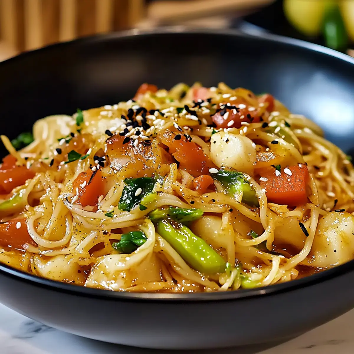 Bratnudeln mit Spitzkohl und Möhren – Schritt 3