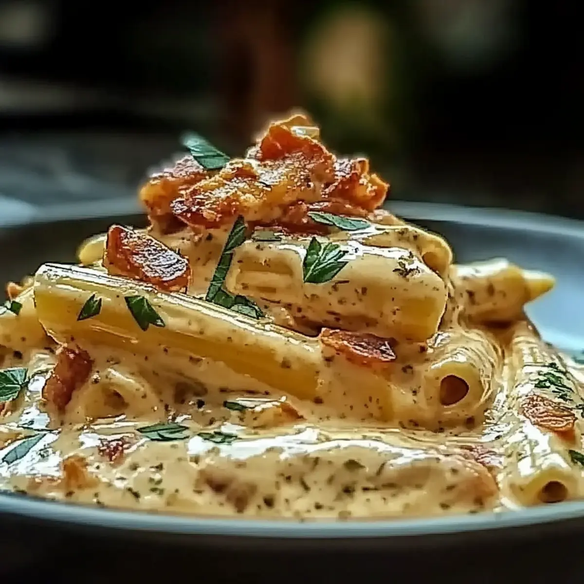 Cremiger Hähnchen-Nudelauflauf – Schritt 3