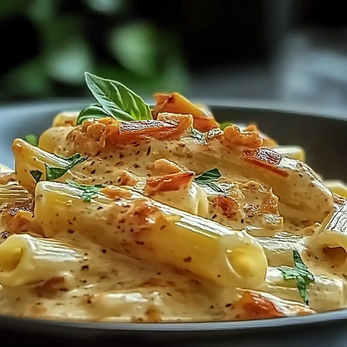 Cremiger Hähnchen-Nudelauflauf – Endergebnis